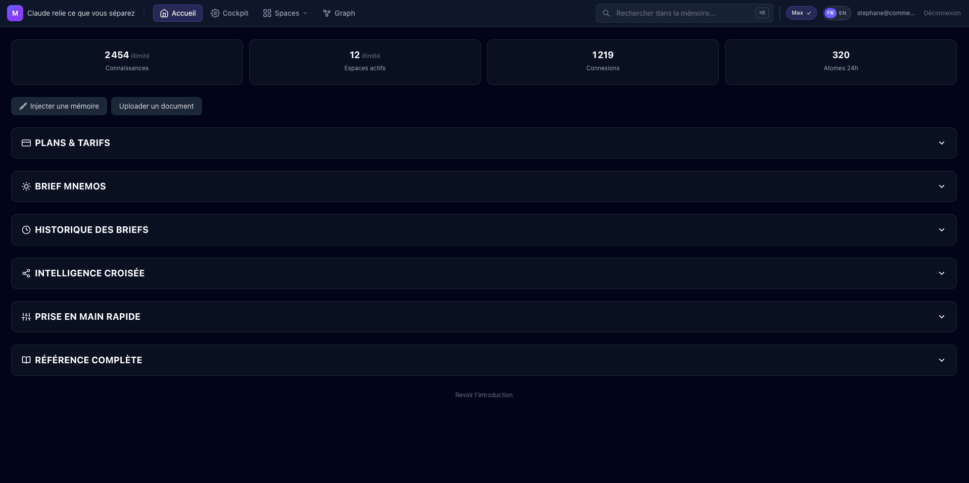 Suivi d'activité Mnemos